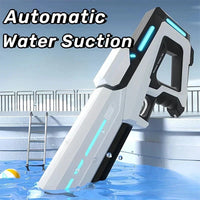 Electric Automatic Water Storage Gun Toys Portable Children Summer Beach Outdoor Fight Fantasy Spray Gun Toys Boy Kid Adult Game Econic Blanks