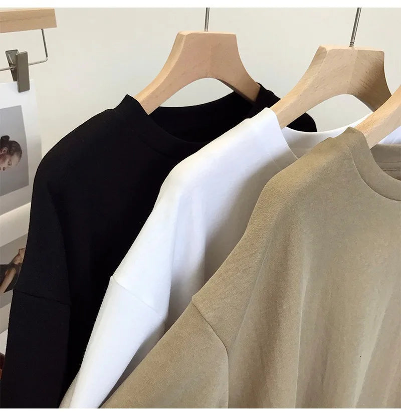 Summer New Ladies Casual Backless T-Shirt 2023 Korean Women Round Neck Loose Sweet Spicy Wind Short-Sleeved Crop Tops Quick Pick Grocers