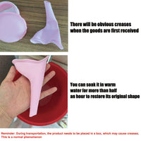 Women Urinal Outdoor Travel Camping Urinal Funnel Portable Female Urinal Urination Device with Box Quick Pick Grocers