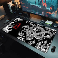 Japanese Dragon Large Gaming Mousepad Keyboard Gamer Mouse Pad on The Table Speed Desk Mat Anime Mouse Mats ，Dragon pattern Quick Pick Grocers
