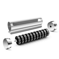 Car Temporary Parking Number Plate Black/Silver/Blue Aluminium Alloy Material Roller Adjustable Car Parking Plate Car Supplies