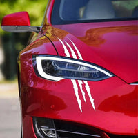 Monster Claw Car Stickers Automobile Hood DIY Vehicle Headlight Refit Reflective Vinyl Decal Ghost Paw Scratches Auto Decoration Econic Blanks