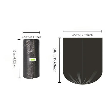 100PCS Mixed Color Thicken Disposable Garbage Bags Kitchen Storage Trash Can Liner Bags Protect Privacy Plastic Waste Bag Econic Blanks