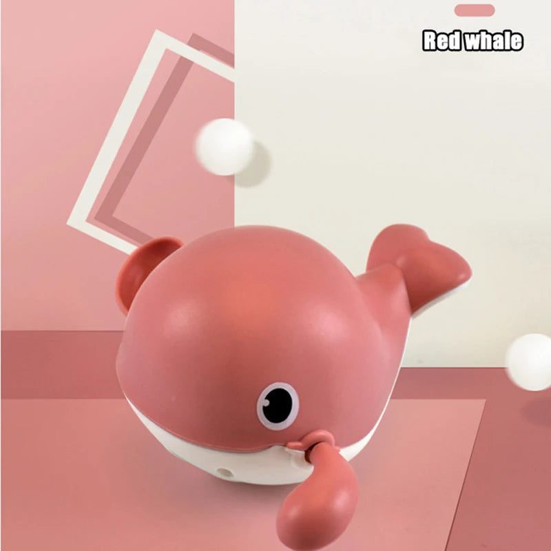 Baby Bath Toys Bathing Cute Swimming Turtle Whale Pool Beach Classic Chain Clockwork Water Toy For Kids Water Playing Toys Quick Pick Grocers