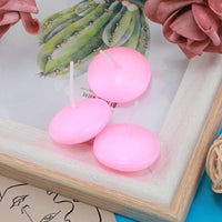 6/10/16Pcs Unscented Discs Candles Floating For Valentine's Day Party Wedding Home Bathtub Decor Romantic Confession Candlelight Purest Peak Salt