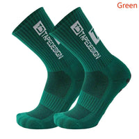 TAPEDESIGN New Anti Slip Football Socks  Soccer Sport Cycling Sport Socks For Kids and Adult Quick Pick Grocers