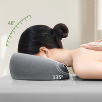 Face Down Pillow Desk Nap Pillow Prone Resting Comfort Memory Foam Ergonomics Home Massage Headrest for Beauty Salon Econic Blanks