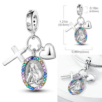 2025 Hot Sale Charms Bead 925 Sterling Silver Pink Butterfly Luminous Firefly Dangle Fit Bangle Bracelet Necklace DIY Jewelry Econic Blanks