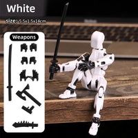 Multi-Jointed Movable Robot Mannequin – 13 Poseable Action Figures Toy Econic Blanks
