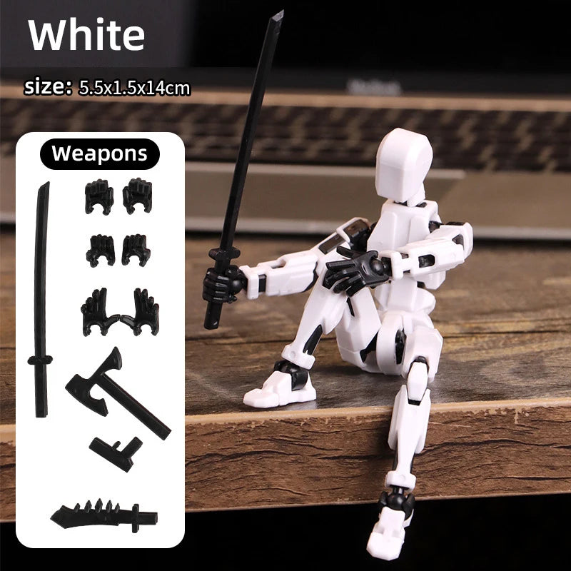 Multi-Jointed Movable Shapeshift Robot 3D Printed Mannequin Dummy 13 Action Figures Toys Kids Adults Parent-children Games gifts Quick Pick Grocers