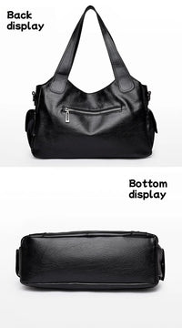 Pu shoulder bag fashionable temperament zipper opening design daily commuter handbag Quick Pick Grocers