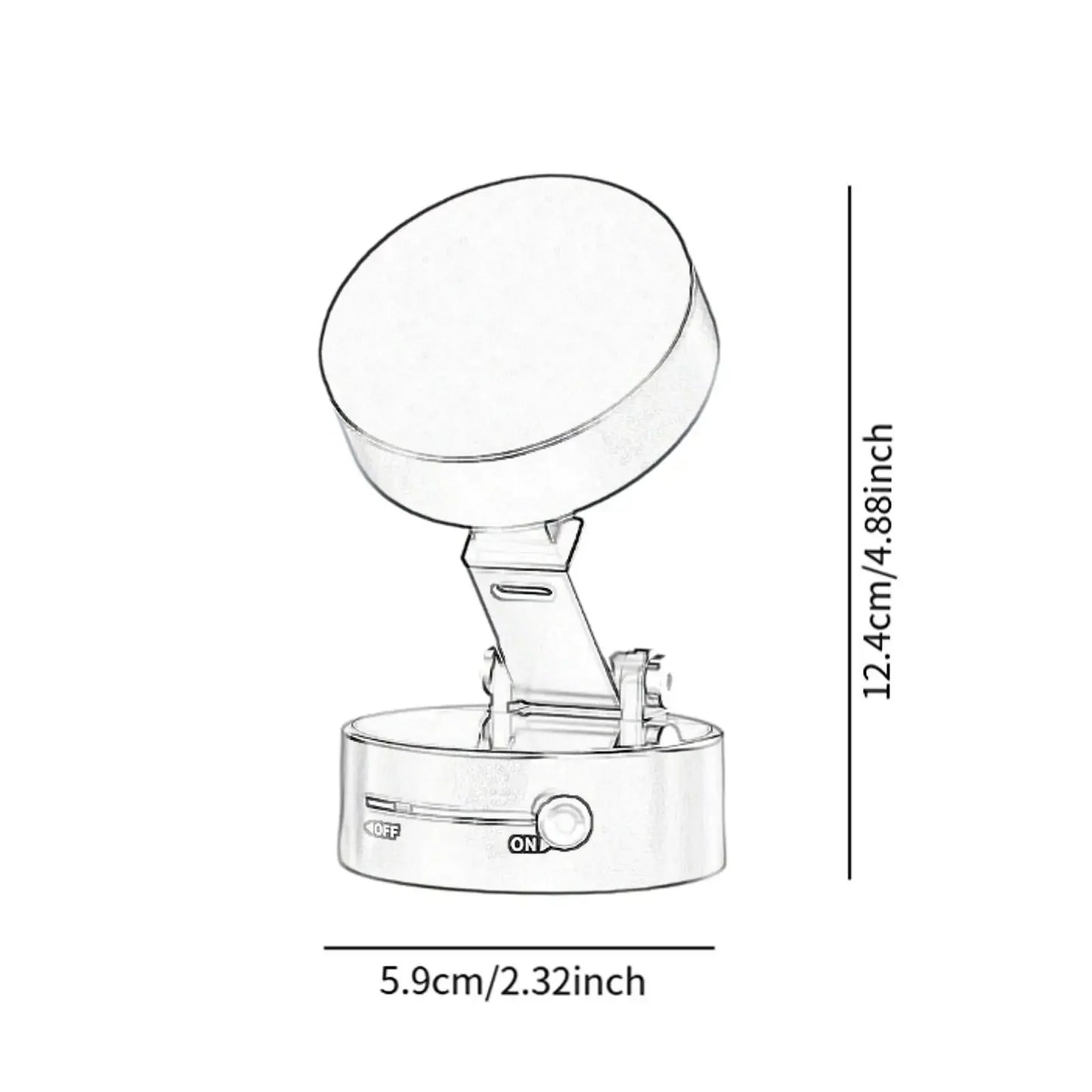 Professional Car Phone Holder with Strong Vacuum Suction Simple Install Adjustable Angle Phone Stand Mount for Vehicle