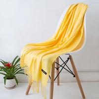 Fashion Solid Scarf Women Cashmere Soft Winter Warm Scarves Hijab Female Long Headband Shawl Wraps Bandana Foulard 2022 Echarpe Quick Pick Grocers
