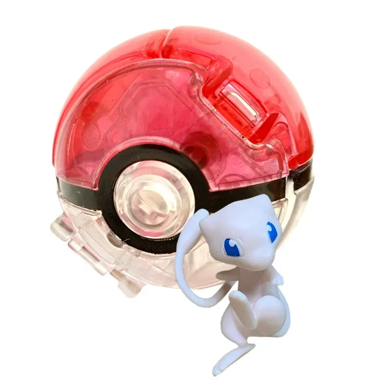 Pokemon Elf Ball Pokeball Anime Figure Cartoons Pikachu Charizard Piplup Kyogre Pocket Monster Pet Anime Action Model Toy Gifts Quick Pick Grocers