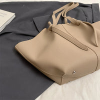 Branded Designer Shoulder Tote Bags For Women Soft PU Leather 2-IN-1 Big Capacity Shopper Tote Set 2025 Luxury Designer Handbags Quick Pick Grocers