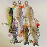 Handmade Fish Keychain,  Gift For Fishing Enthusiasts Econic Blanks