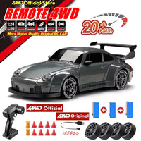 New 4WD Remote Control Drift Car Full Size 1:24 Mini Remote Control Racing Car Model 2.4G Radio High Speed RC Car Boy Toy Gift Econic Blanks