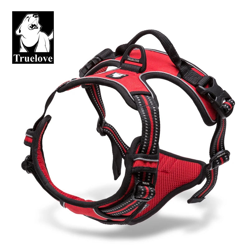 Truelove Pet harness Fashionable Nylon Durable Dog Harness Reflective Breathable Padded Training Vest Luxury Pet Accessories Quick Pick Grocers