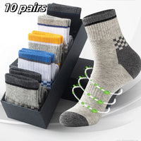 10/5/3MEN'S Mid-calf Socks Cotton Socks for All Seasons, Solid Colour and Versatile Econic Blanks
