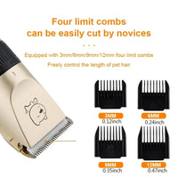 Dog Professional Hair Clipper Electrical Grooming Trimmer for Pets USB Rechargeable Cat Shaver Animals Haircut Machine Quick Pick Grocers
