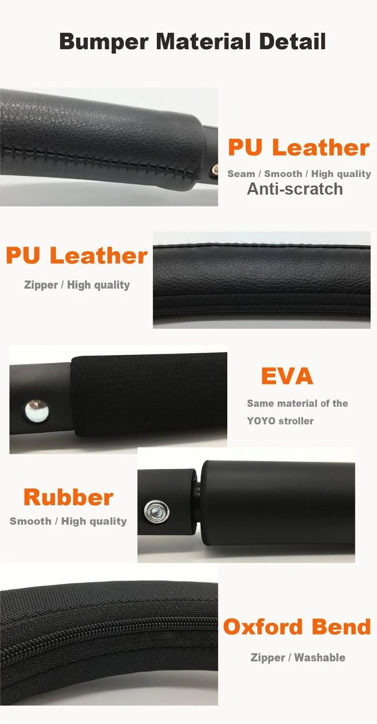 MomTan® Baby Stroller Accessories Armrest Compatible with Babyzen YOYO YOYO 2 YOYO 3 strollers , Pushchair Front Bumper Bars Quick Pick Grocers