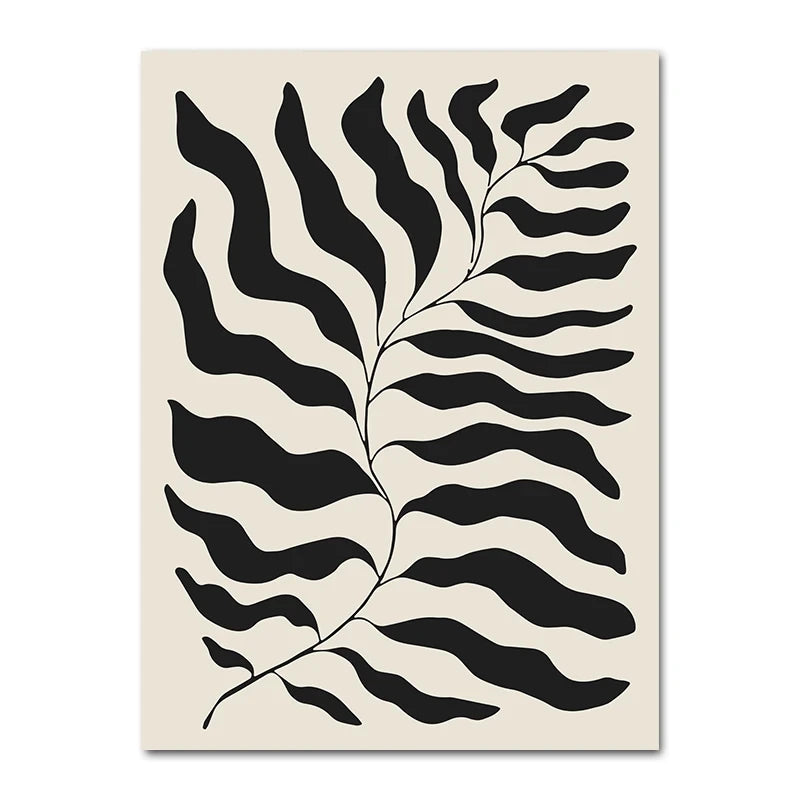 Geometric Leaf Rainbow Abstract Boho Canvas Prints Bohemia Line Poster Nordic Room Wall Aesthetics Art Painting For Home Decor Quick Pick Grocers