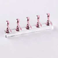 5/30pcs/Set Magnetic Nail Holder False Nail Tip Practice Stand Crystal Base Holder Nail Art Display For Art Salon DIY & Practice Econic Blanks