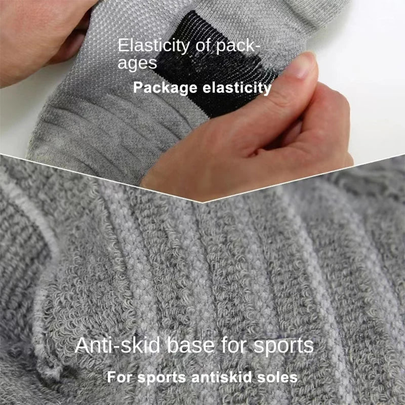 3 Pairs Breathable Mesh Athletic Terry Socks Cushioned Moisture-managing and Durable Reduces Foot for Running Hiking & Sports Quick Pick Grocers