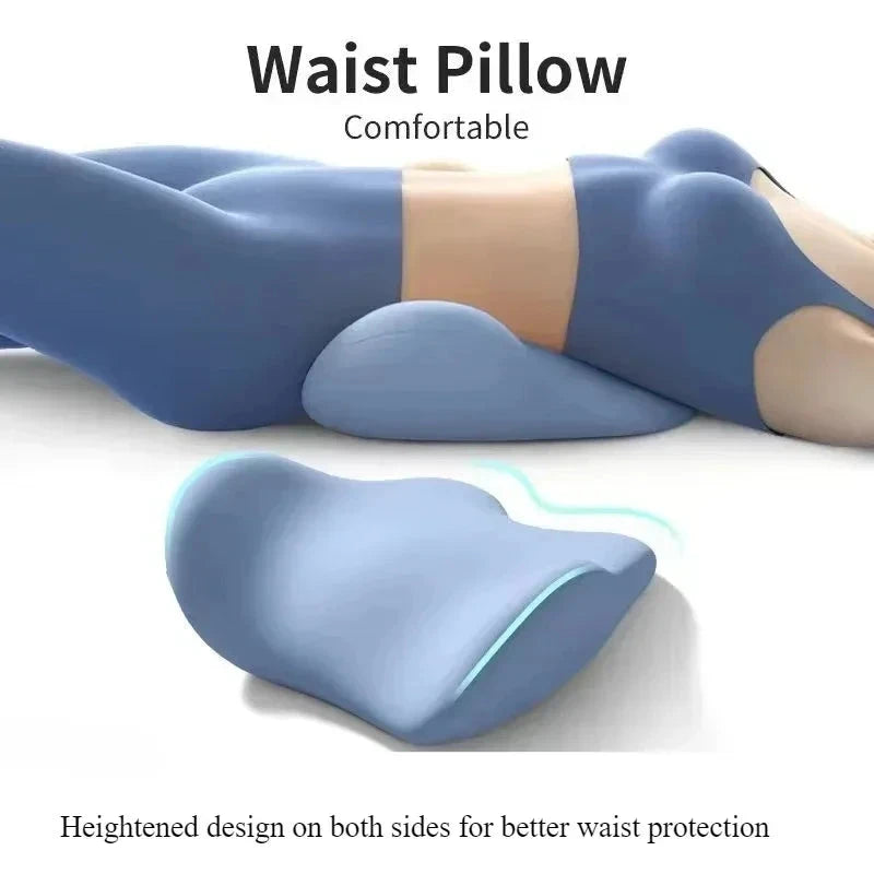 Special Lumbar Support Cushion Sleep Lumbar Pillow Ergonomic Soft Comfortable Memory Cotton Bed Lumbar Protrusion Back Support Econic Blanks