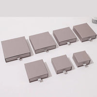 10pcs Paper Jewelry Gift Box For Ring Earrings Pendant Necklace Bracelet Stud Organizer Wedding Favors Jewellery Packaging Sack Purest Peak