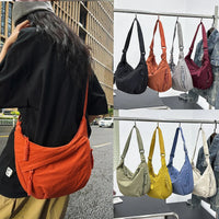 Nylon Shoulder Bag New High Capacity Women's Crossbody Messenger Bag Leisure Versatile purses and handbags Totes Hobos Bag Quick Pick Grocers