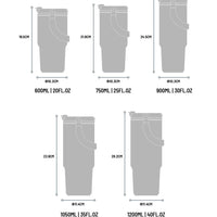 Tyeso Large-Capacity Thermoses Handle Vacuum Cup Dual-Drink Coffee Mug Stainless Steel Ice Cup Car Bottle Hot Cold Retention Quick Pick Grocers