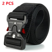 Genuine Tactical Belt Quick Release Outdoor Military Belt Soft Real Nylon Sports Accessories Men And Women Black Belt Quick Pick Grocers