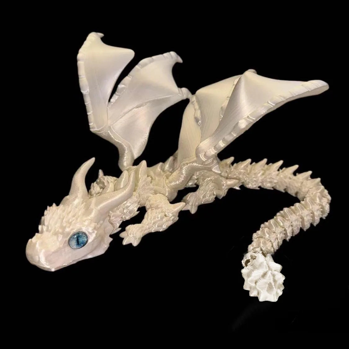 3D Printed Magic Dragon Movable Joint Fidget Toy Rotatable Articulated Office Desktop Ornament Adults Kid Toy Crafts Gift Quick Pick Grocers