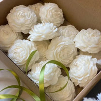 3D Peony Candle Silicone Mold DIY Relief Flower Soap Resin Plaster Mould Home Decor Chocolate Cake Ice Baking Making Tool Gifts Econic Blanks