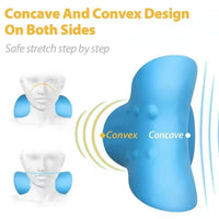 Neck Stretcher Shoulder Cervical Chiropractic Traction Device Head Back Body Massager Massage Pillow Econic Blanks