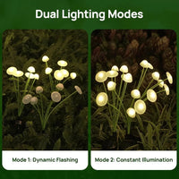 Solar 6LEDS Jellyfish Lights Mushroom Lights Solar Ground Plug Atmosphere Lights Garden Decoration Lights Lawn Lights Econic Blanks