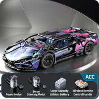 Technical Racing Sport Car 1280PCS Model Building Blocks City Mechanical Speed Vehicle Supercar Brick Puzzle Toys Kid Adult Gift Purest Peak Salt