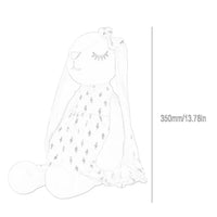 35cm Cute Bunny Plush Toy – Soothing Sleeping Rabbit Doll for Kids Econic Blanks
