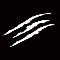 Monster Claw Car Stickers Automobile Hood DIY Vehicle Headlight Refit Reflective Vinyl Decal Ghost Paw Scratches Auto Decoration Econic Blanks