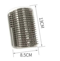 Cat Corner Brush Comb Massager for Cat Arch Plastic Scratcher Remove Hair Comb Grooming with Catnip Cat Self Cleaning Cat Supply Econic Blanks