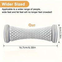 Foot Massager Massage Roller Yoga Massage Ball Plantar Fascia Roller Muscle Relaxation Care Plastic Manual Foot Massager Rollers Quick Pick Grocers