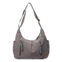 Trendy Women's Soft Cloth Shoulder Bag Solid Color Student 2026 Spring Y2k Casual Style Big Handbags Crossbody Bags for Women Quick Pick Grocers