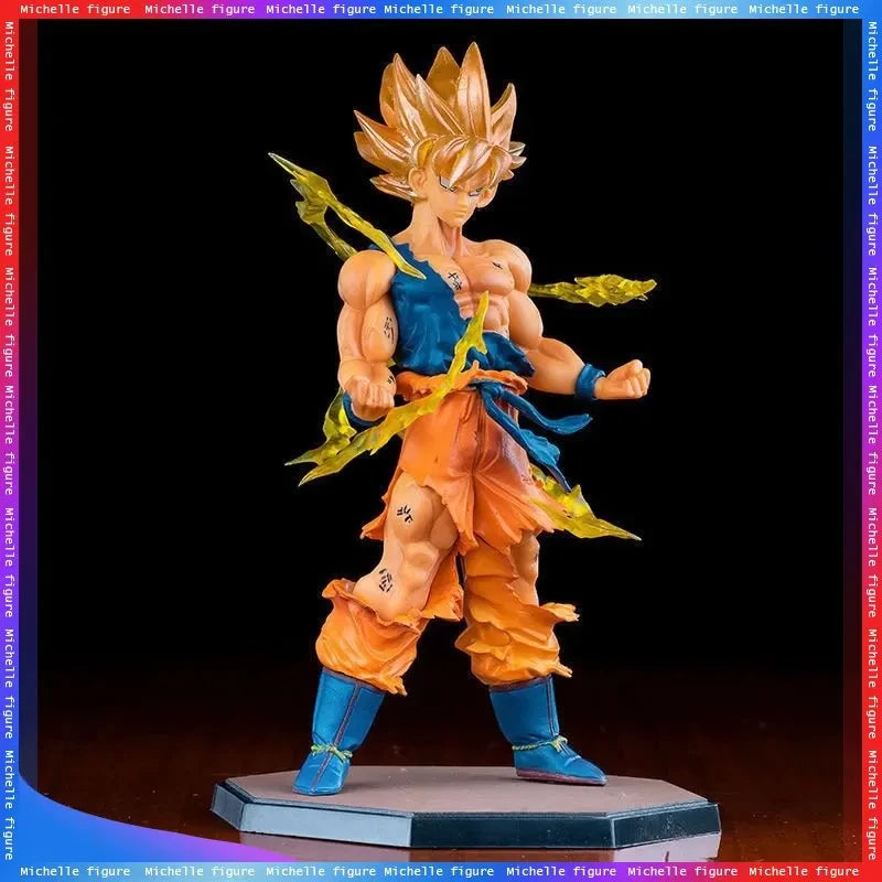 Hot Dragon Ball  Son Goku Super Saiyan Anime Figure 16cm Goku DBZ Action Figure Model Gifts Collectible Figurines for Kids Quick Pick Grocers