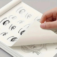 Anime Character Line Art Drawing Book for Beginners - 48 Pages of Simple Hand-Drawn Outlines for Tracing & Practice Painting Econic Blanks