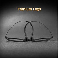 Ultralight Fashion Retro Round Glasses Frames Women TR90 Titanium Optical Prescription Men's Eyeglasses Frame H3050 Econic Blanks