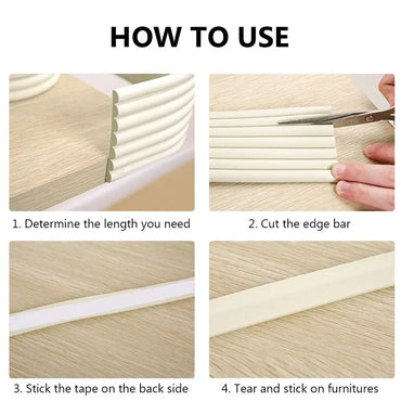 2 Meter Guard Strip Children Protection Table Edge Baby Safety Desk Corner Protector Foam Bumper Home Collision Cushion Quick Pick Grocers