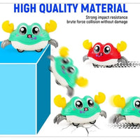 Children's Fun Double Return Force Left and Right Shake Simulation Crab Toy Baby Running Bubble Simulation Crab Crab Crawling Econic Blanks