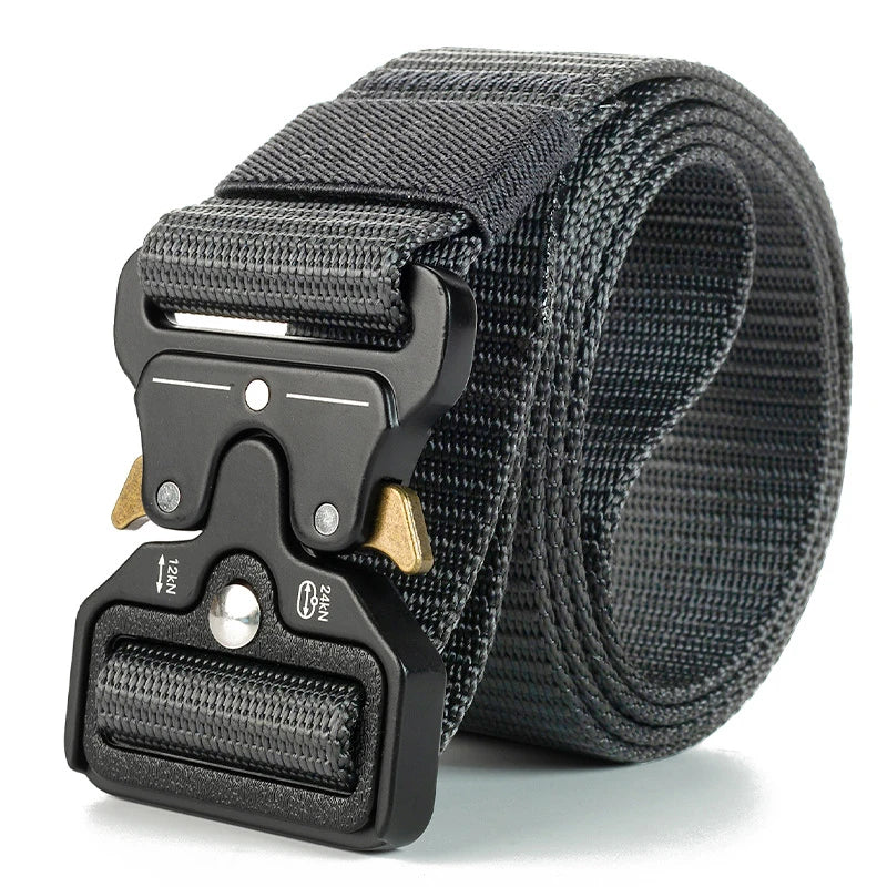 Genuine Tactical Belt Quick Release Outdoor Military Belt Soft Real Nylon Sports Accessories Men And Women Black Belt Quick Pick Grocers