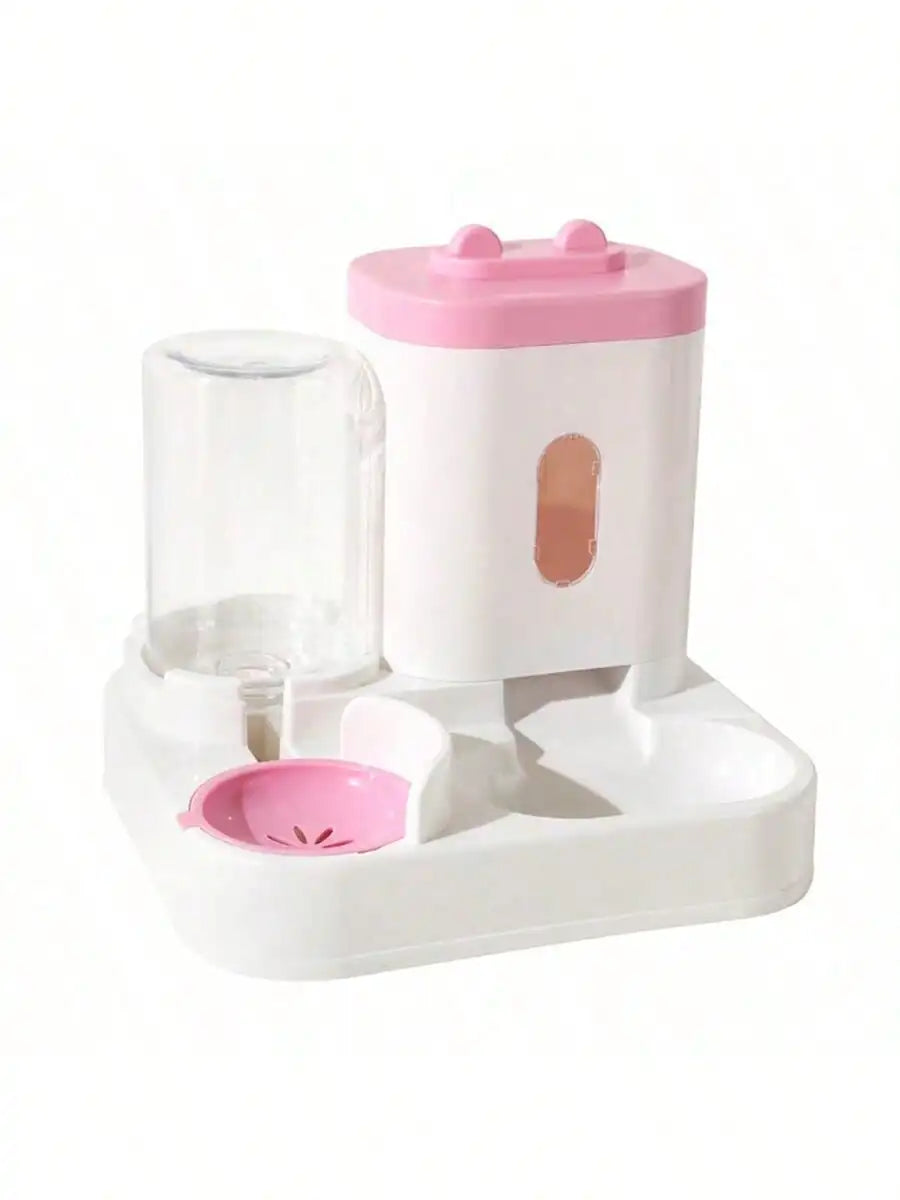 1-Pack Automatic Gravity-Fed Cat Water Dispenser & Feeder - Spill-Proof Large Capacity One-Piece Design, Quick Pick Grocers